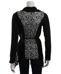 Ryu - Rosette Lace Trim Cardigan