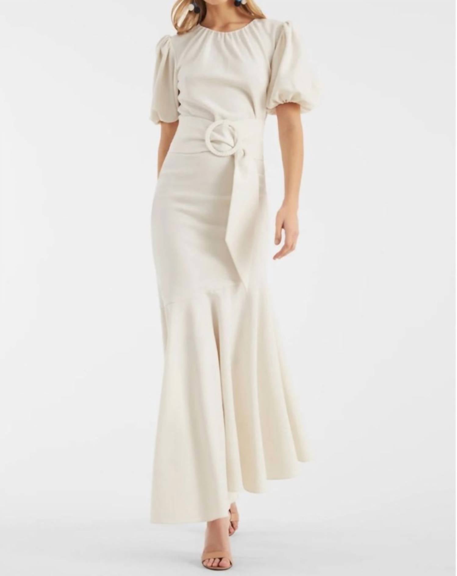 Sachin & Babi - Camila Crepe Ruched Mermaid Dress - clothing - dresses - midi