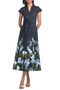 Sachin & Babi - Sachi Midi Dress - blue - clothing - cotton - blend