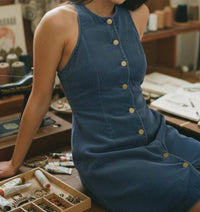 Sadie & Sage - Get Like This Buttoned Mini Dress