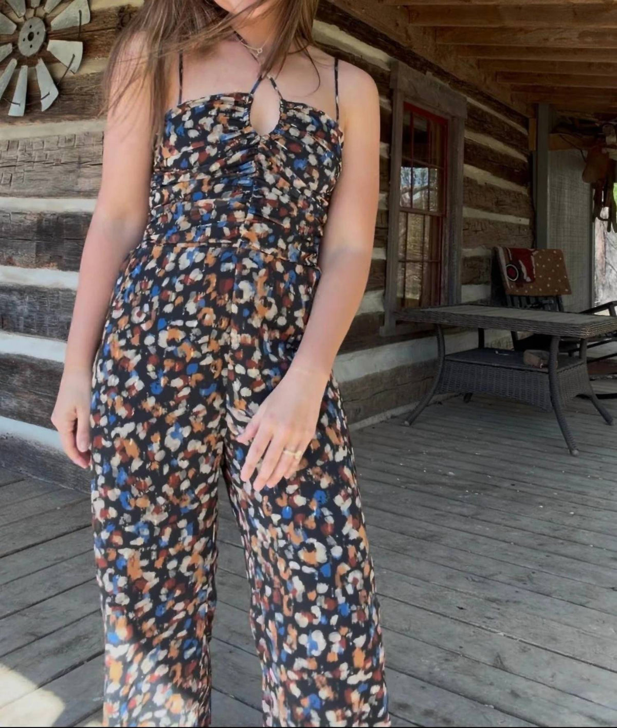 Sadie & Sage - Havana Keyhole Jumpsuit