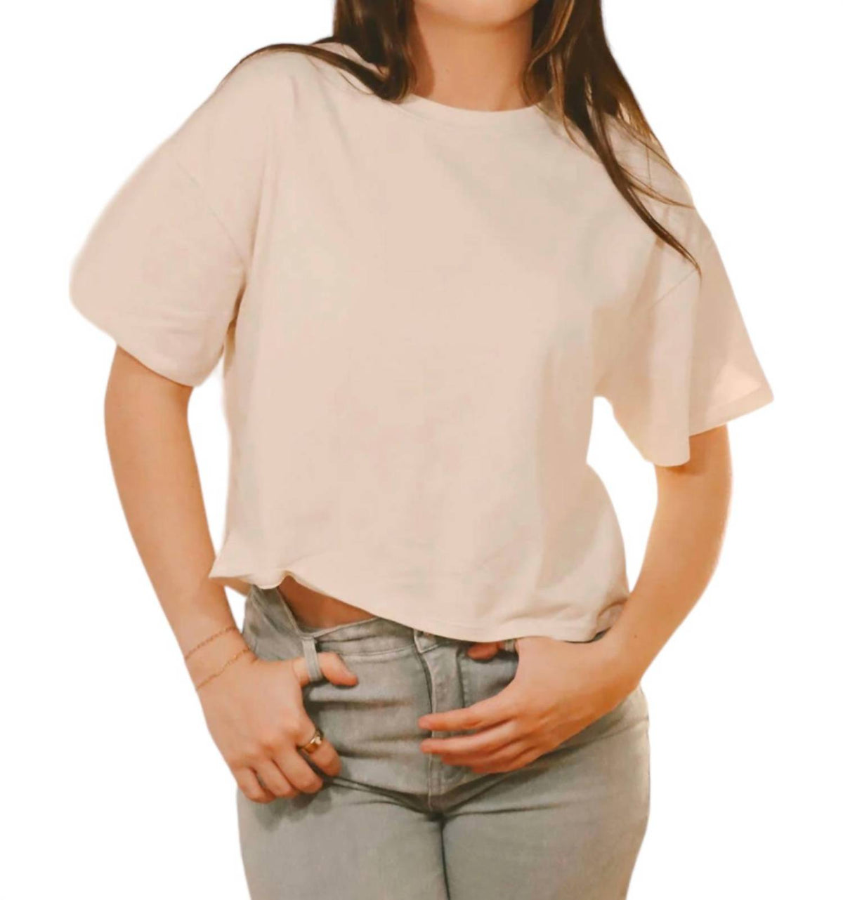 Sadie & Sage - Haze Boxy Crop Tee