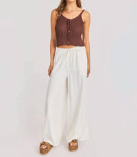 Sadie & Sage - Marlow Buttoned Sweater Tank