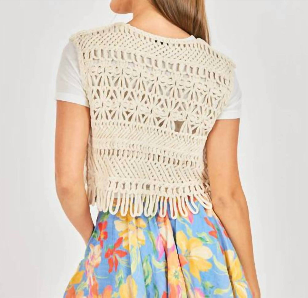 Sadie & Sage - Matilda Crochet Vest