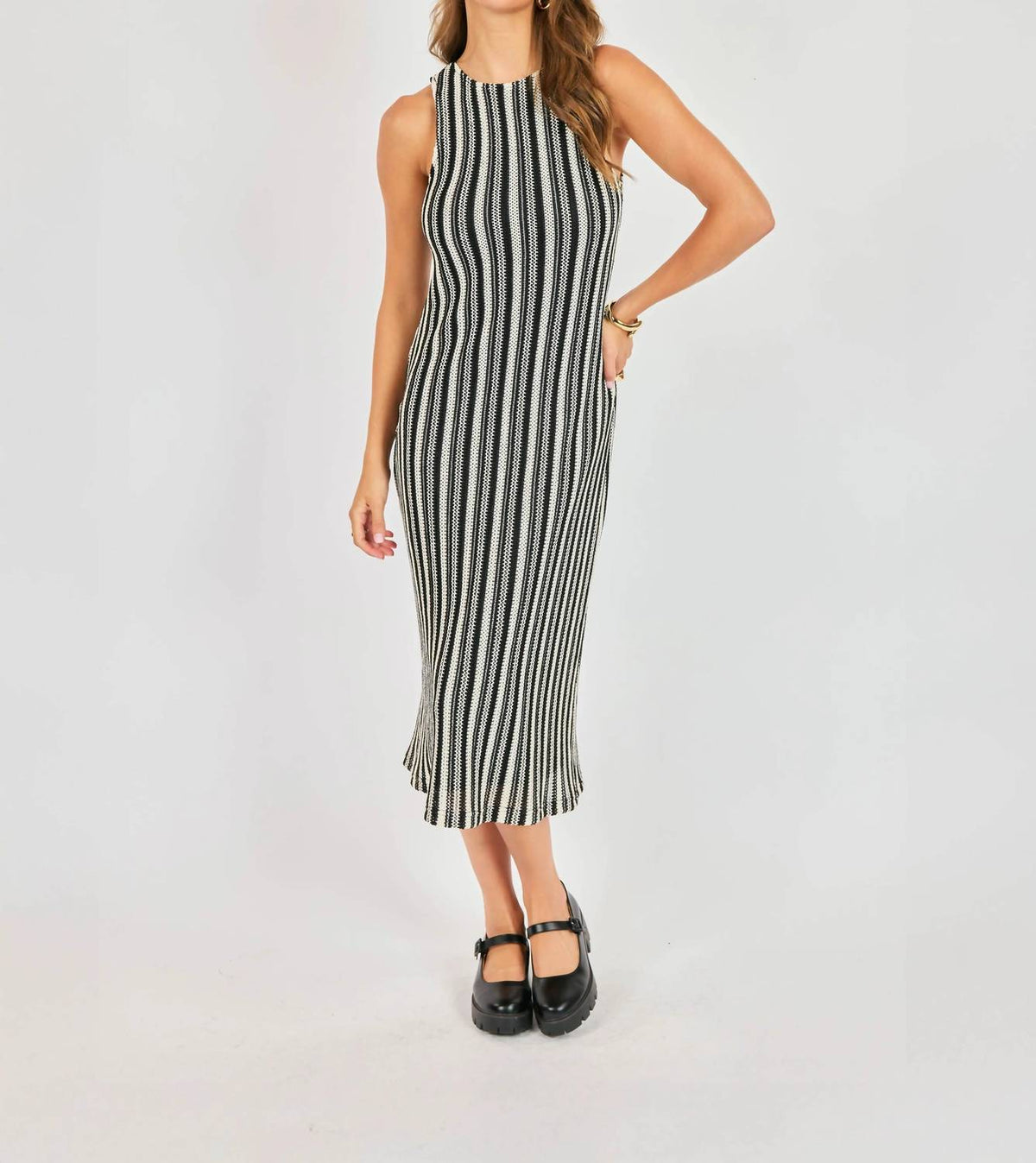 Sadie & Sage - Moonlit Path Knit Dress