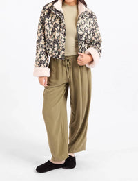 Sadie & Sage - Painted Fields Sherpa Lined Jacket