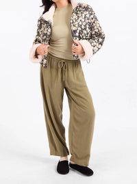 Sadie & Sage - Painted Fields Sherpa Lined Jacket