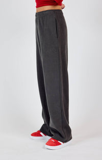 Sadie & Sage - Relaxed Stay Wide Leg Sweatpants - clothing - cotton - blend - grey