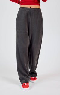 Sadie & Sage - Relaxed Stay Wide Leg Sweatpants - clothing - cotton - blend - grey