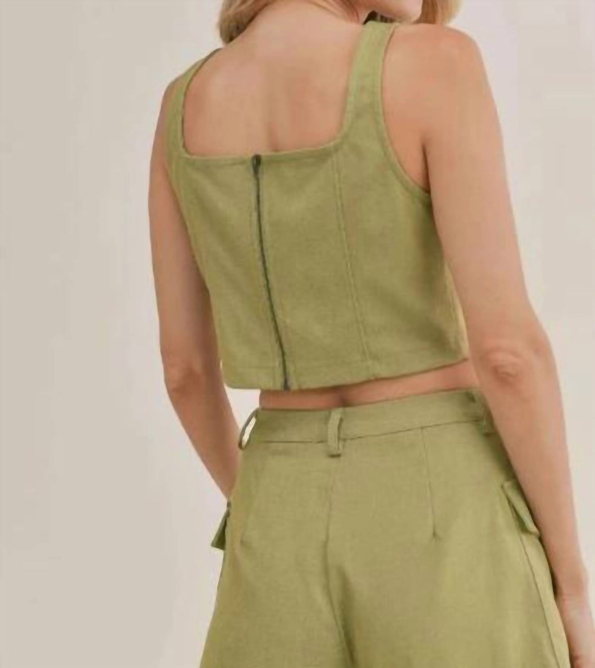 Sadie & Sage - Solid Crop Top Tank