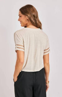 Sadie & Sage - Sonora Sleeve Trim Tee
