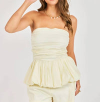 Sadie & Sage - Strapless Bubble Top