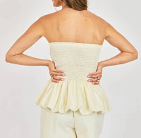Sadie & Sage - Strapless Bubble Top