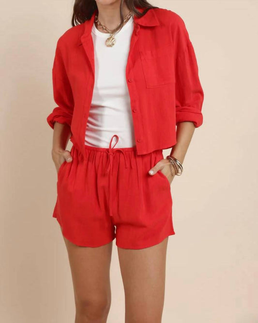 Sadie & Sage - Sugarloaf Loose Button Down Shirt - button - down - shirts - clothing - rayon