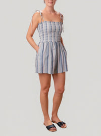Sadie & Sage - Sweetgrass Stripe Romper