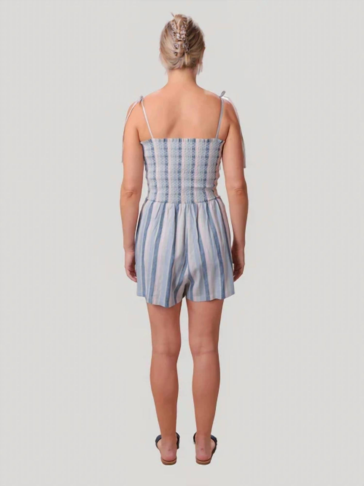 Sadie & Sage - Sweetgrass Stripe Romper