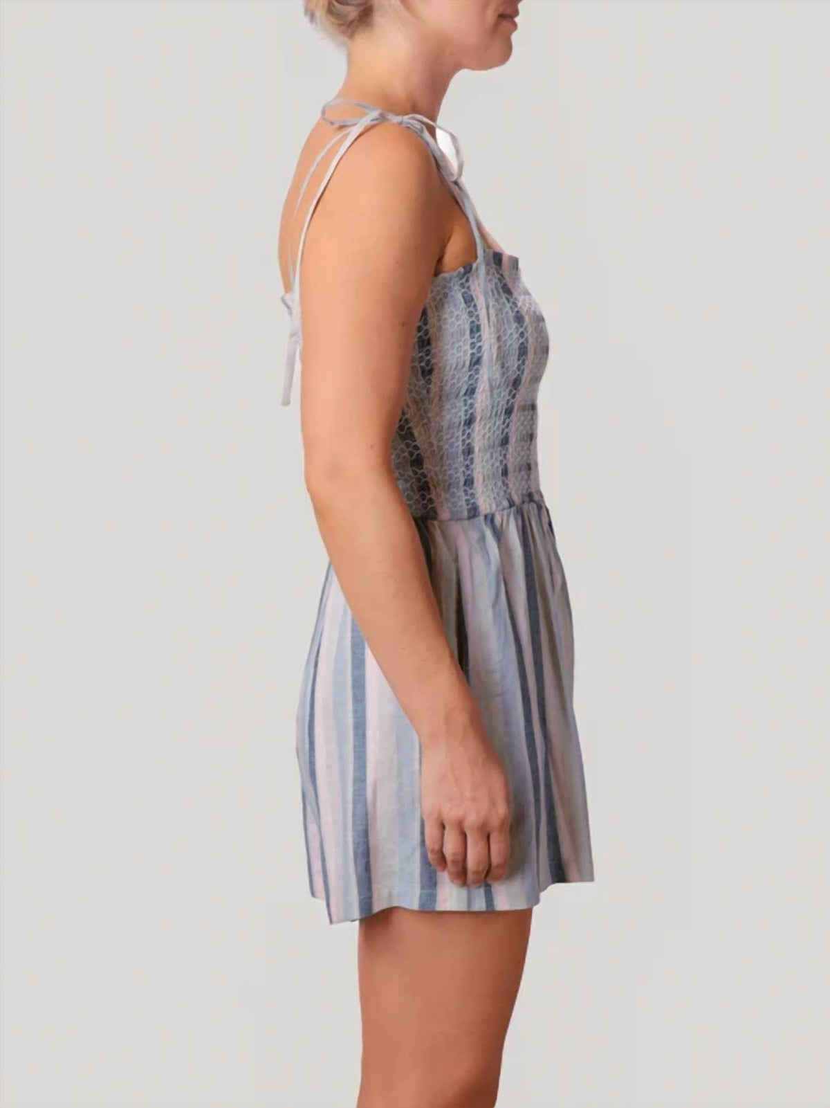 Sadie & Sage - Sweetgrass Stripe Romper