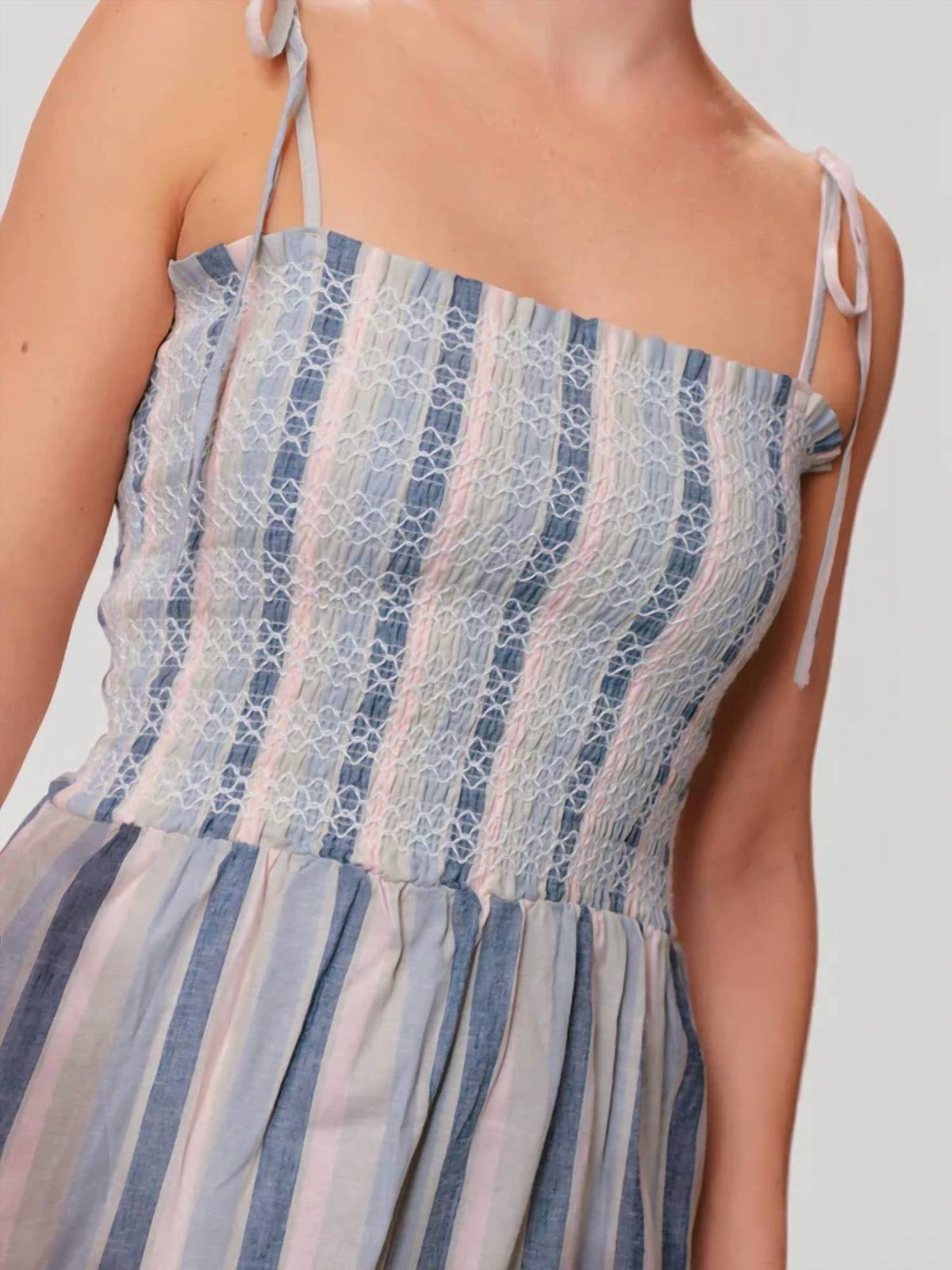 Sadie & Sage - Sweetgrass Stripe Romper
