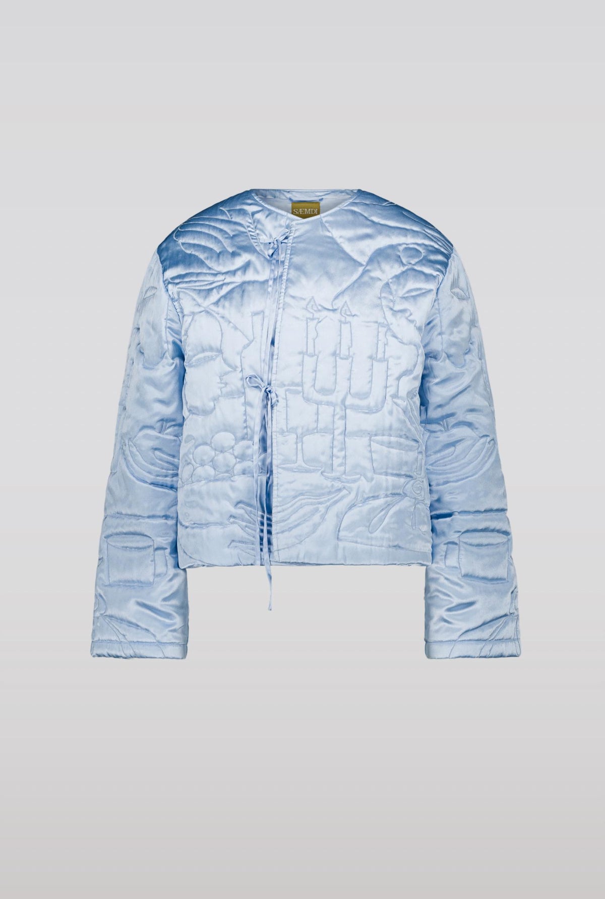 Saemdi - Padded Embroidery Jacket