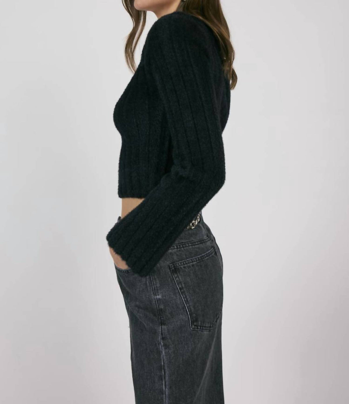 Sage The Label - Camille Square Neck Sweater