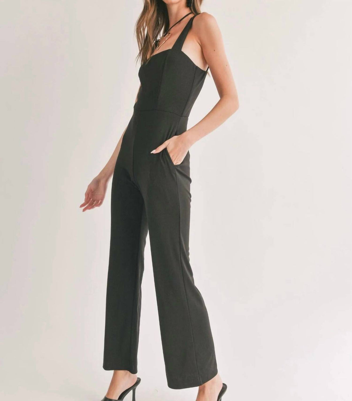 Sage The Label - Icon Square Neck Jumpsuit