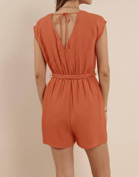Sage The Label - Sandy Toes V-neck Romper