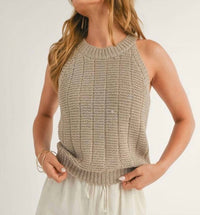 Sage The Label - Savannah Halter Sweater