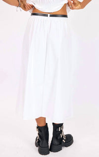 Sage The Label - Central Park Belted Midi Skirt
