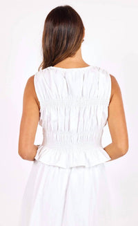 Sage The Label - Central Park Ruched Tank Top