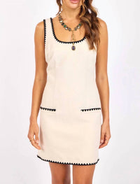 Sage The Label - Compass Embroidered Mini Dress