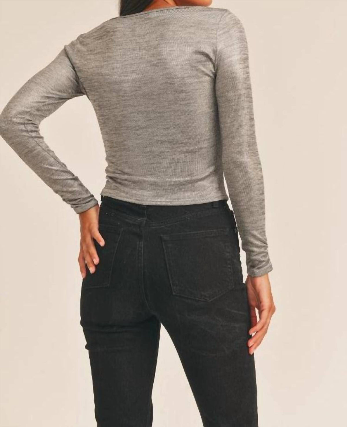 Sage The Label - Dayna Ruched Button Down Top