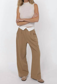Sage The Label - Foldover Waist Trouser