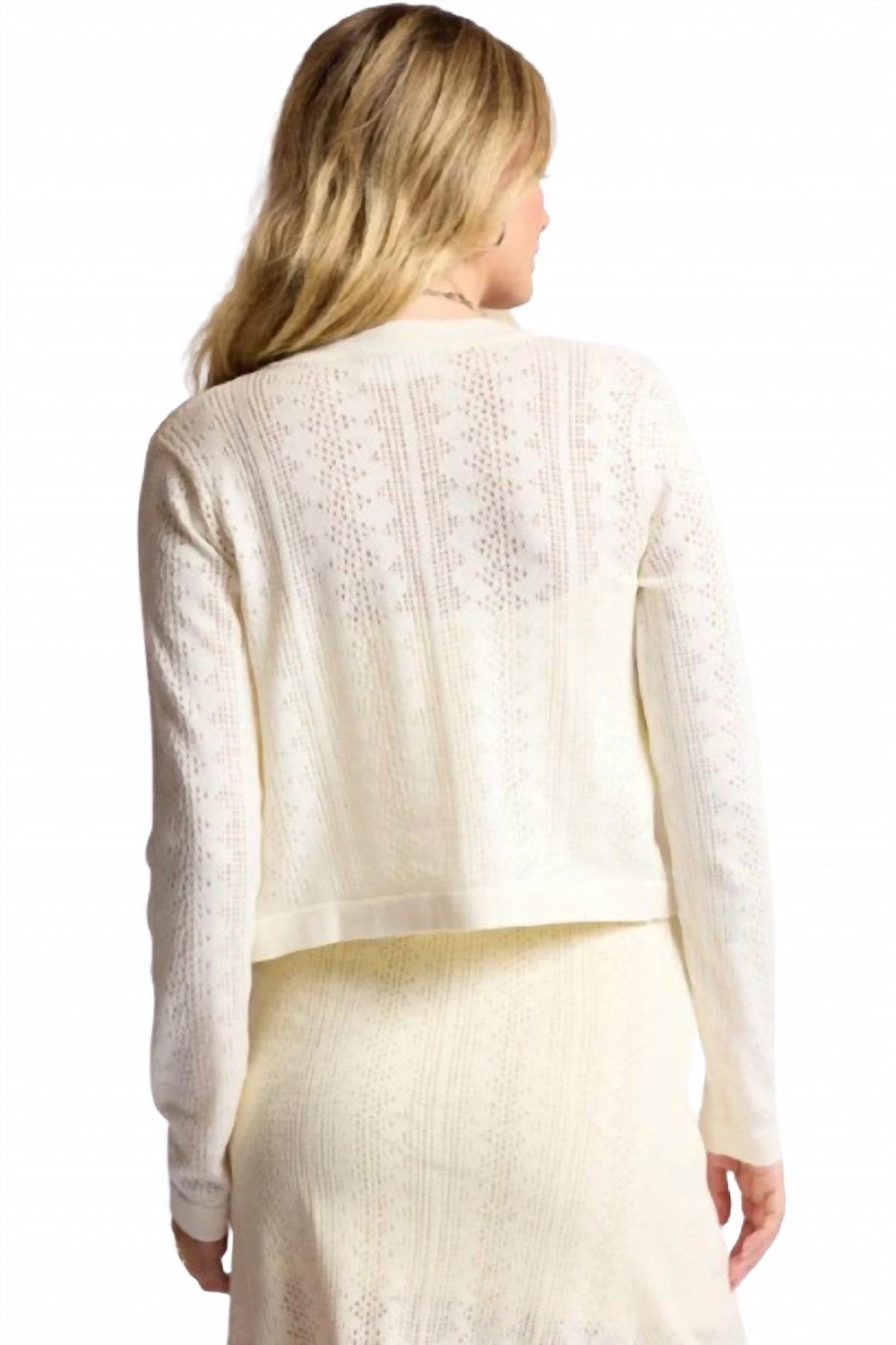 Sage The Label - Honey Cropped Cardigan - beige - cardigan - clothing