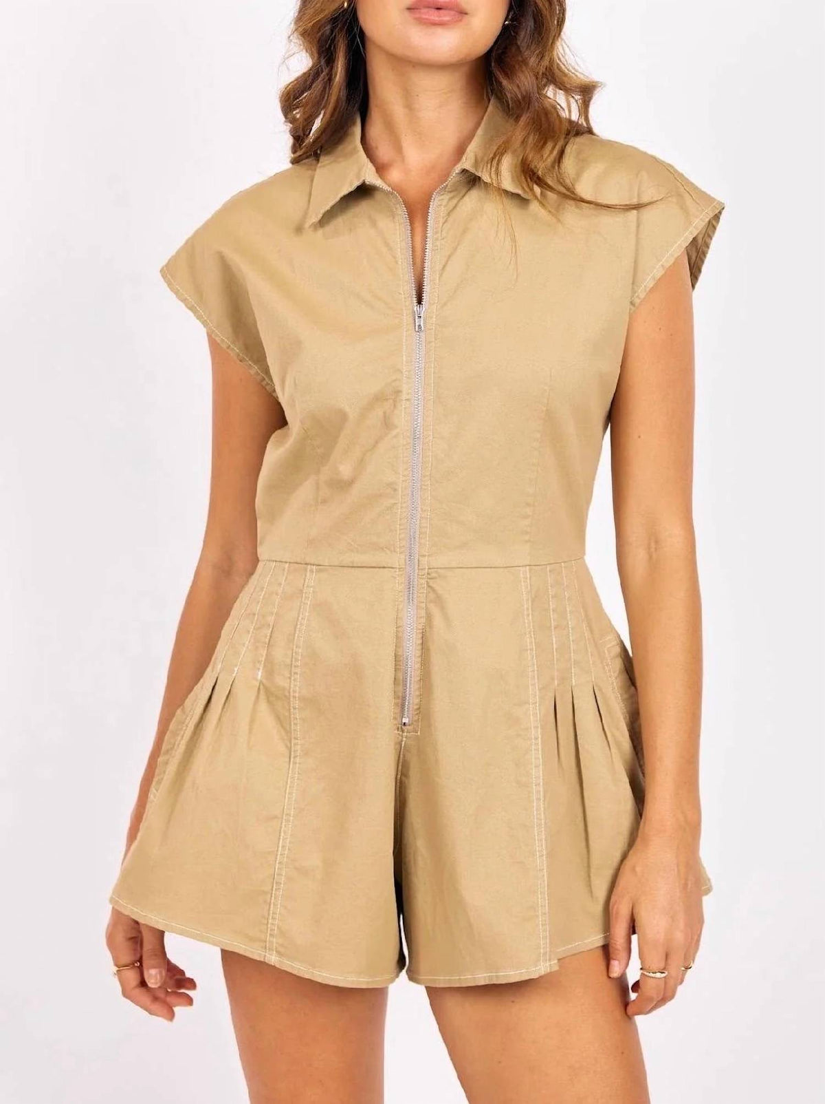 Sage The Label - Seedling Zip Front Romper