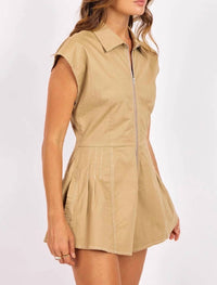 Sage The Label - Seedling Zip Front Romper