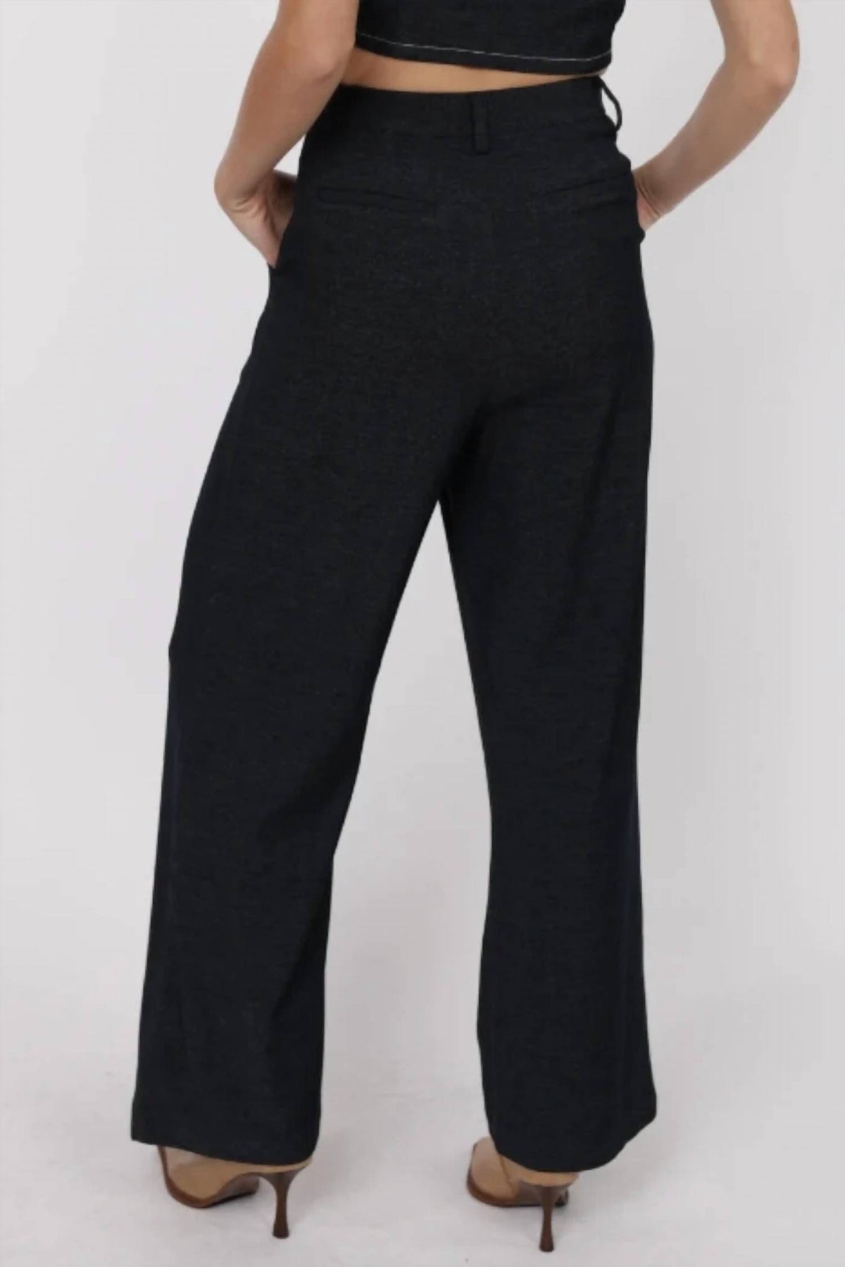 Sage The Label - Solid Pleated Trousers