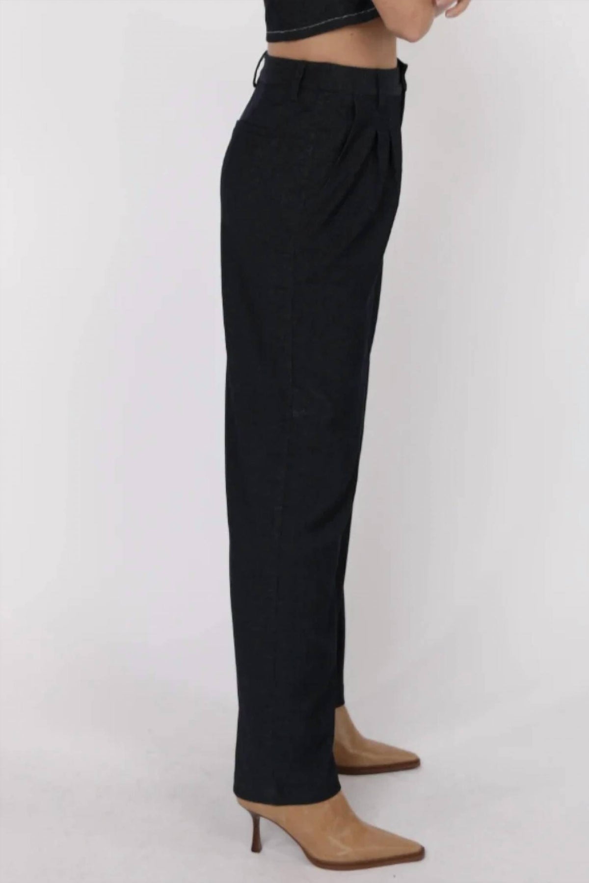 Sage The Label - Solid Pleated Trousers