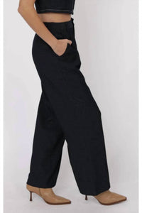 Sage The Label - Solid Pleated Trousers