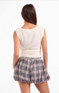 Sage The Label - Sugarplum Waffle Tank Top