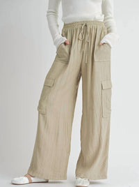 Sage The Label - Women's Clementine Crush Cargo Pants - beige - clothing - pants
