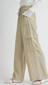 Sage The Label - Women's Clementine Crush Cargo Pants - beige - clothing - pants