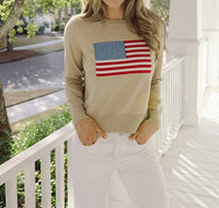 Sail To Sable - Cashmere Flag Sweater