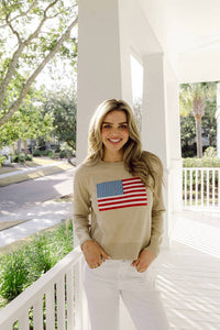 Sail To Sable - Cashmere Flag Sweater