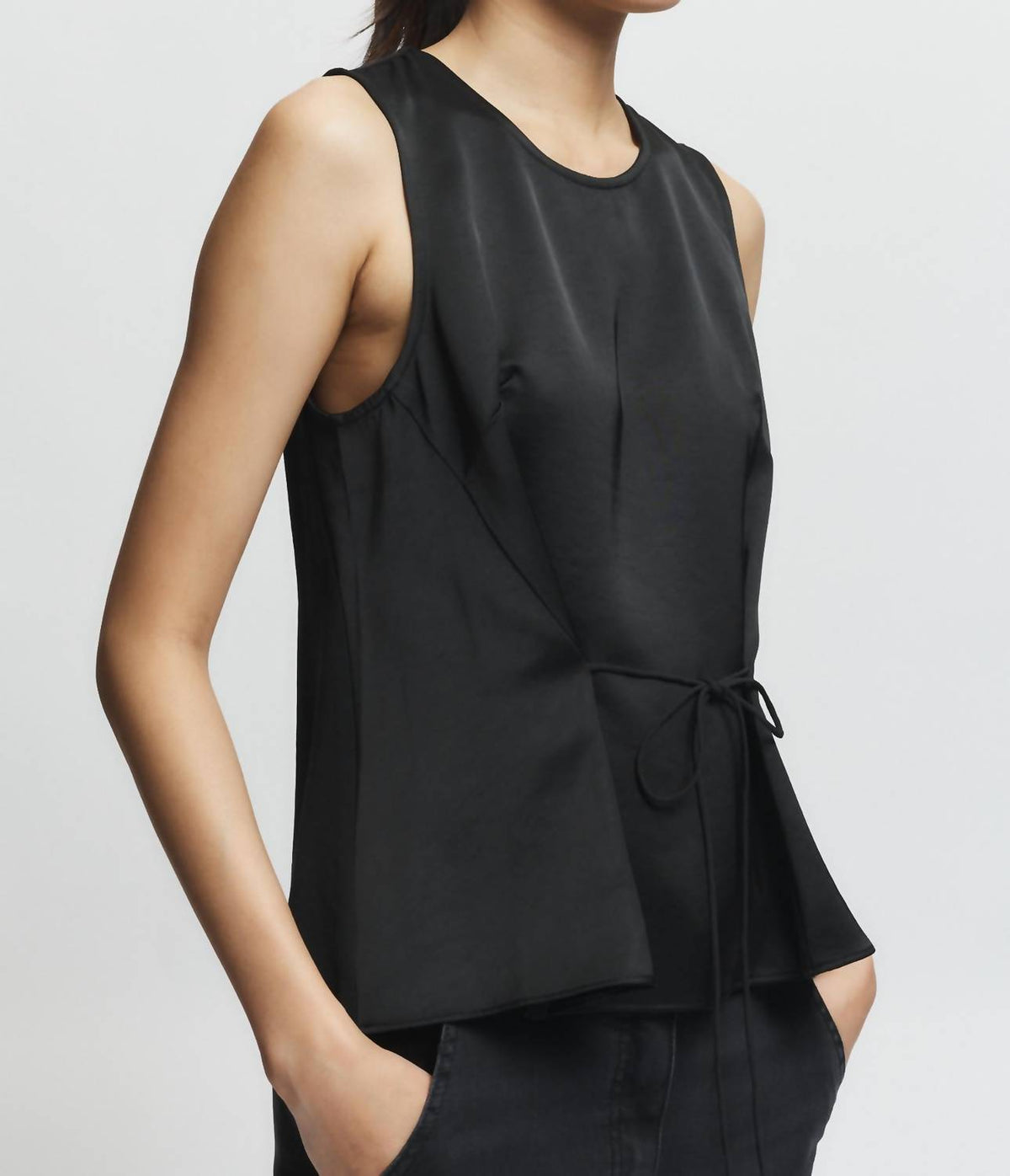 Saint Art - Benson Charmeuse Top