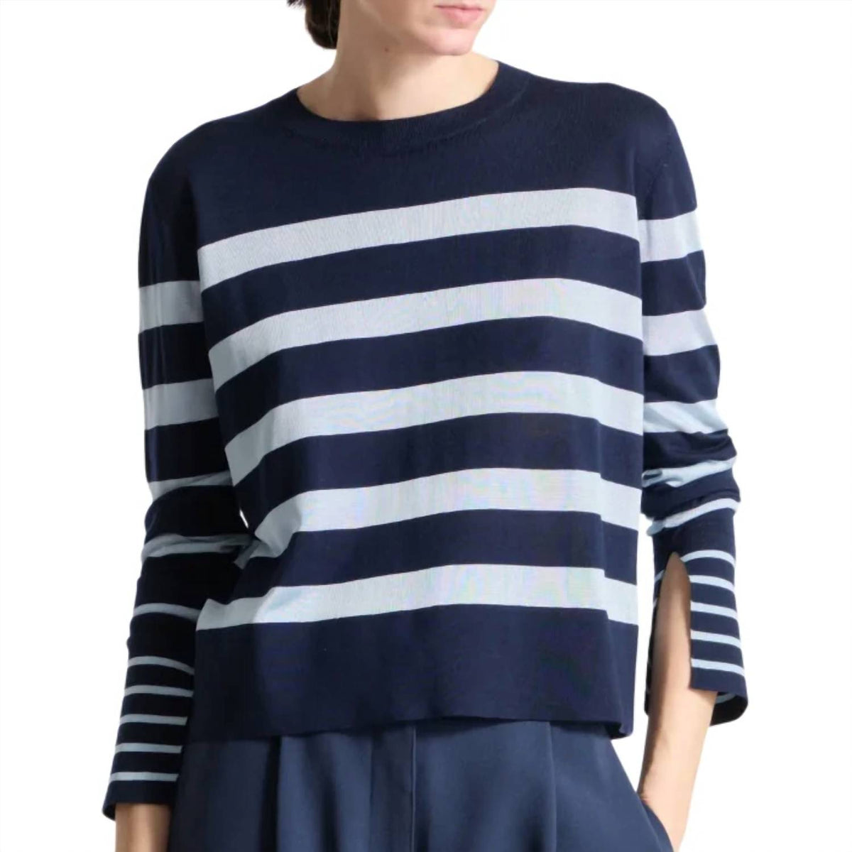 Saint Art - Odette Striped Knit Sweater