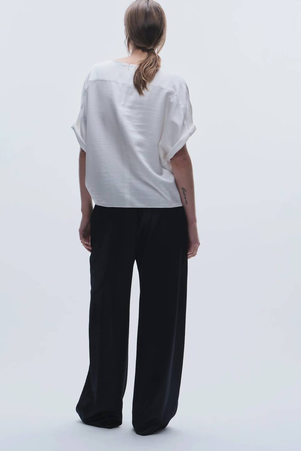 Saint Art - Paige Pull On Pant - blue - clothing - pants
