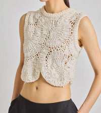 Saint Art - Vada Crochet Top