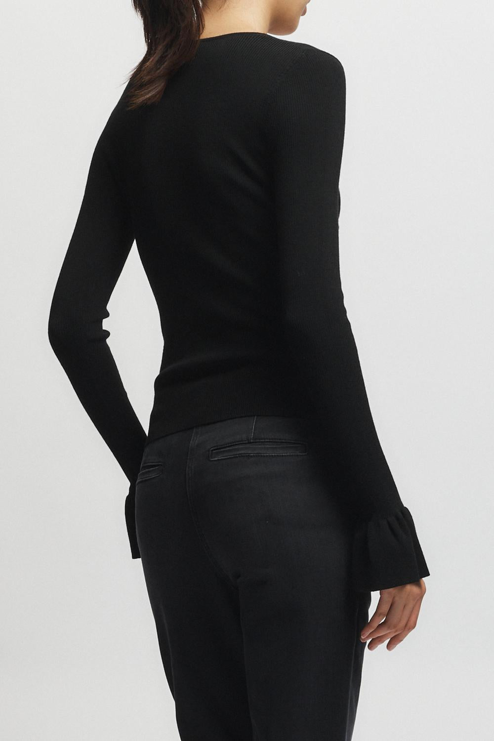 Saint Art - Watson Ruffle Knit Sweater