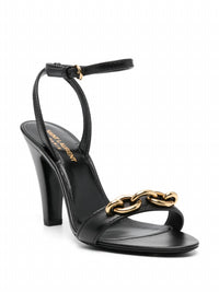Saint Laurent - Le Maillon Sandal - black - heels - shoes