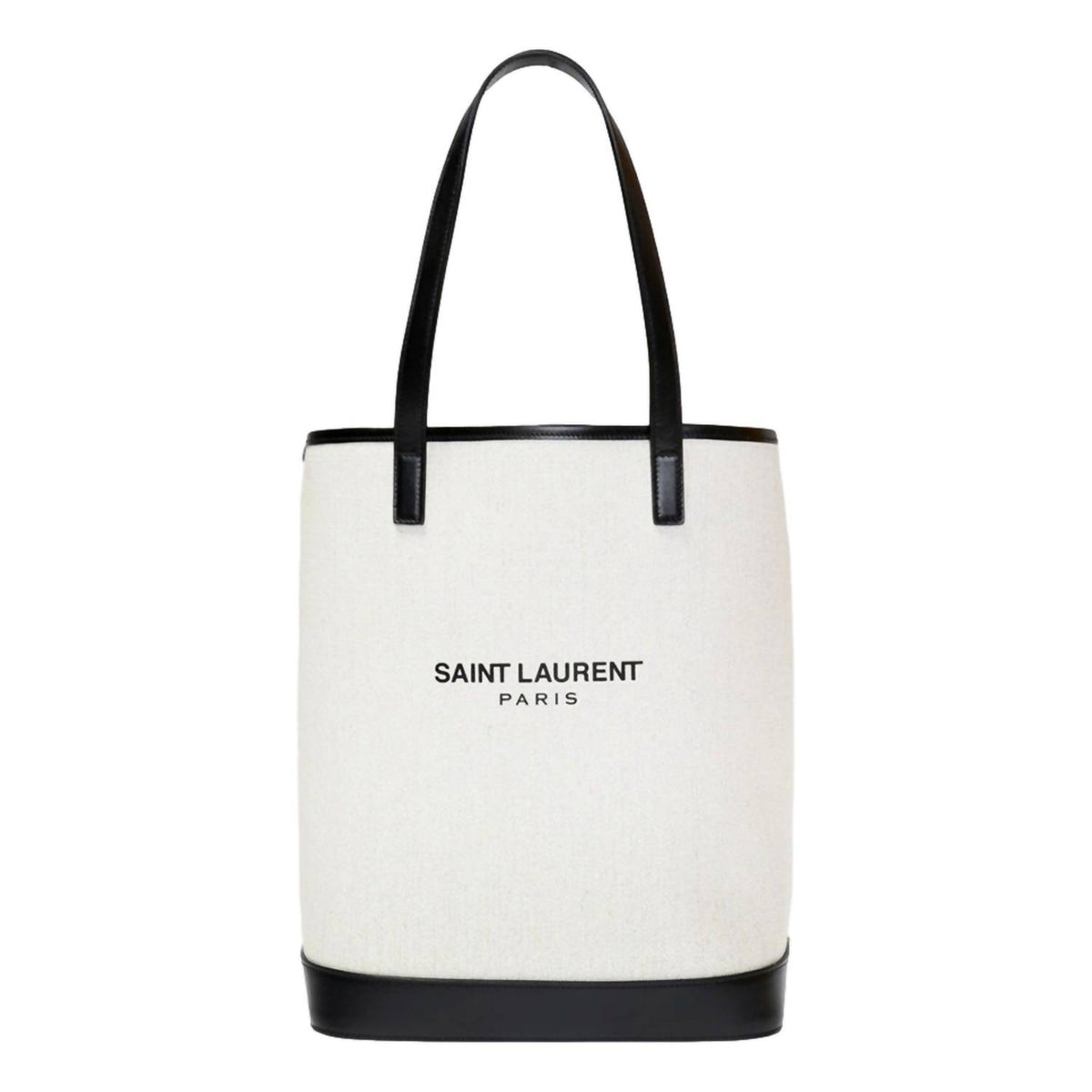 Saint Laurent - Women's Teddy Coated Linen Drawstring Bucket Bag